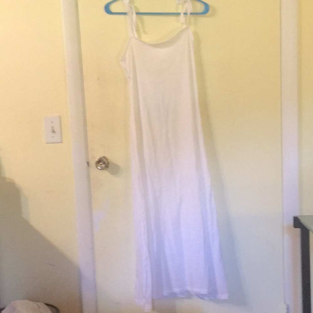 Long cotton white nasty Gal dress NWT